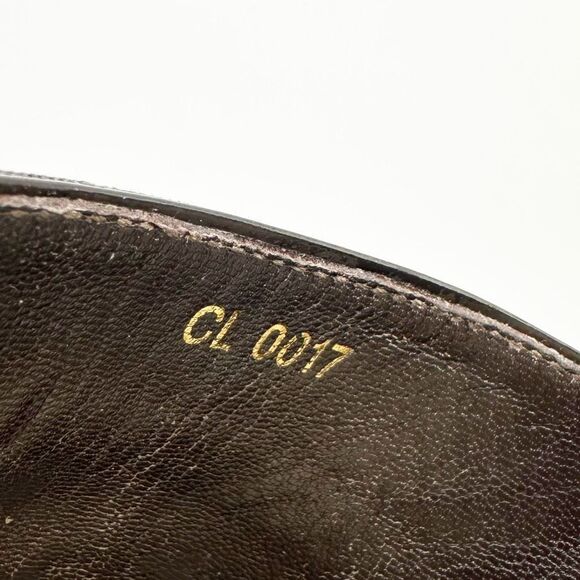 LOUIS VUITTON Idylle Monogram Platform Pumps Size 38 Peep Toe Patent Bow Brown - Picture 12 of 16